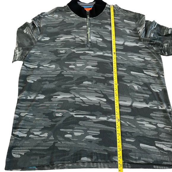 Robert Graham Street Circuit Camo Quarter Zip Classic Fit Pullover Size XXL - Picture 11 of 16